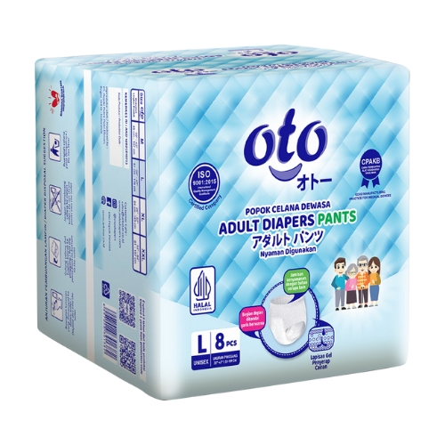 OTO Adult Diapers Celana L 8