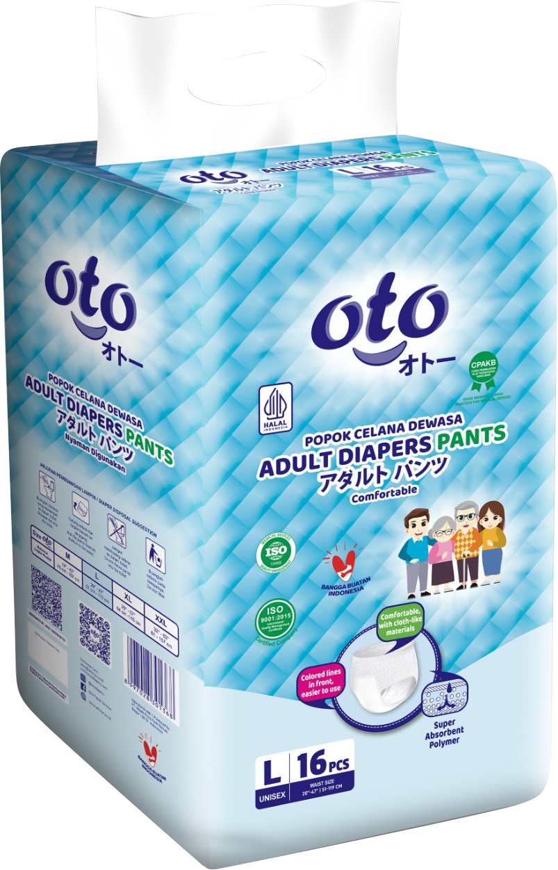 OTO Adult Diapers Celana L 16